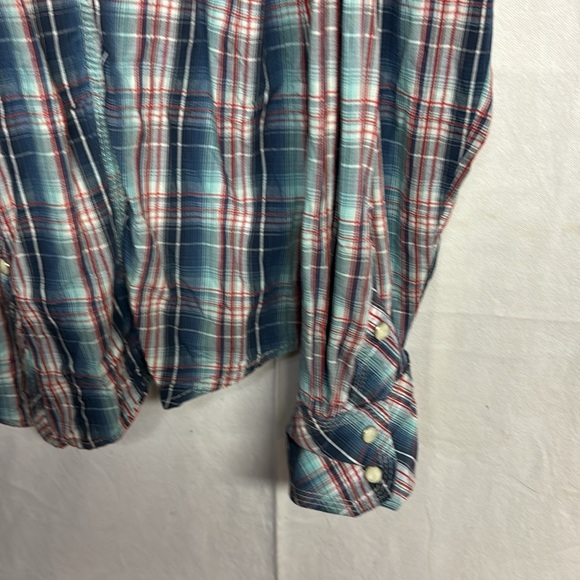 True Religion Men’s Plaid  Button Down Shirt Size XXXL - Picture 8 of 11